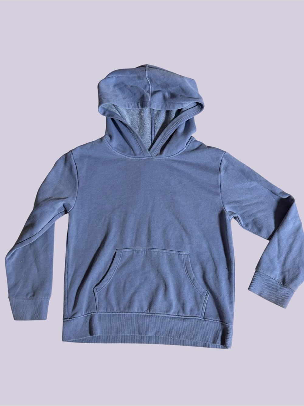 Kids Lightweight Hooded Pullover Sweatshirt - Light Purple size M/8 LIKE NEW!!
